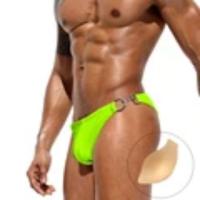 Calzoncillos de Surf sexis para hombre, traje de baño de tiro bajo para playa de verano, bañadores de secado rápido a la moda de nailon para hombre, traje de baño elástico de talla grande - details 4