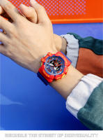 Relojes deportivos digitales LED de estilo informal, reloj electrónico de moda, de cuarzo multifunción, resistente al agua hasta 50M - details 18