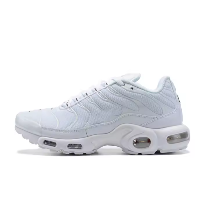 Zapatillas Max Plus TN Blancas Zapatos de Correr Comodos y Transpirables para Hombres y Mujeres - 1