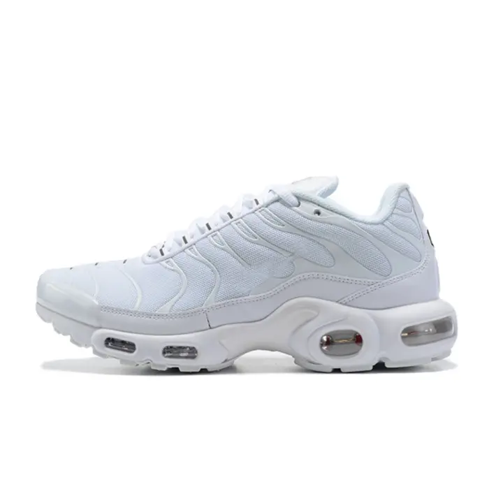 Zapatillas Max Plus TN Blancas Zapatos de Correr Comodos y Transpirables para Hombres y Mujeres - 1