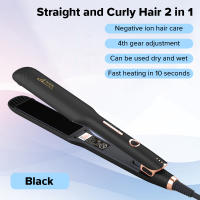 Plancha de pelo Ubeator, plancha de pelo 2 en 1 de calentamiento instantáneo de doble voltaje de titanio, rizador de pelo - details 10