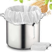Bolsa coladora de lúpulo para elaboración de cerveza, bolsa coladora duradera de poliéster, sin impurezas, para fruta, vino, cerveza - details 4