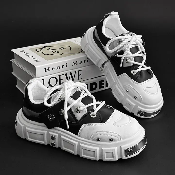 Zapatos Casuales para Hombres 2025 Diseño de Especial Interés Zapatos de Bread Casuales Punk Skateboard Talla Grande Disponible - 1