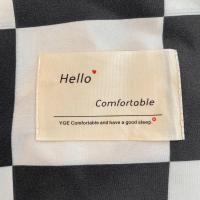 Juego de funda nórdica a cuadros en blanco y negro, juego de cama completo con rejilla geométrica - details 9