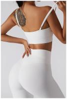 Alo yoga ropa chaleco mujer fitness deportes running sujetador reunión espalda belleza tirantes lencería entrenamiento top - details 5