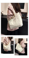 Bolso de mujer de lona de gran capacidad bolso de mano bolso de hombro estudiante universitario bolso versátil bolso de viaje multibolsillo - details 11