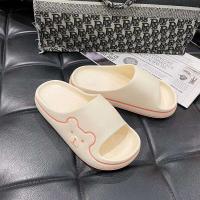 Nueva Idea de producto 2022, zapatillas de interior de verano para baño, sandalias y zapatillas de mujer de fondo suave desodorizantes antideslizantes - details 8