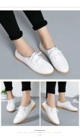 Mocasines de verano de cuero genuino, mocasines informales, calzado de mujer con punta suave y puntiaguda, zapatos planos para mujer - details 12