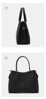 Bandolera de un solo hombro de gran capacidad para mujer, moda de verano 2024, textil versátil, práctica cremallera para ir al trabajo - details 14