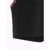 Chaleco Floral bordado Vintage para mujer, chaleco abierto sin mangas, Top corto informal de verano - details 35