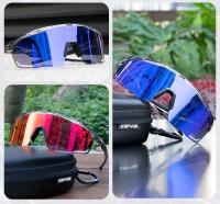Kapvoe-gafas de sol fotocromáticas para ciclismo, lentes de color azul y morado, UV400, para hombre - details 13