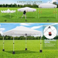 Tenta de Gazebo Instantánea de 3x3M Tu Refugio al Aire Libre Plegable con Bolsa y Sandbags - details 25