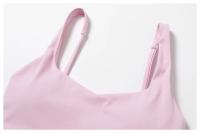 Conjunto de Yoga para Mujer de Cintura Alta Secado Rápido para Correr Fitness 2 Piezas Traje Deportivo sin Mangas de Nylon con Lining - details 25