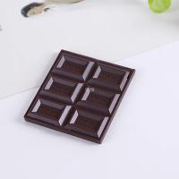 Espejo cuadrado de chocolate, bonito bloque de chocolate, diseño en forma de maquillaje, mini espejo plegable portátil, regalo, 1 ud. - details 1