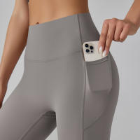 Leggings de Gimnasio Hmidou Pantalones de Yoga de Cintura Alta para Mujeres con Bolsillos - details 13