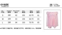 Mini vestido de gasa de hada rosa para mujer, corsé elegante con venta, vestido de verano de dama de honor con cuello con cuentas y manga larga vintage, - details 0