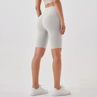 Hamidou-pantalones cortos de Yoga para mujer, mallas deportivas transpirables, de cintura alta, para entrenamiento y gimnasio - details 16