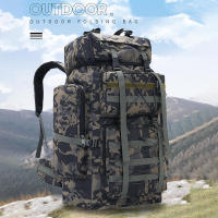 Bolsa de montañismo Montañismo para escalada al aire libre, gran capacidad, camping, senderismo, equipo, mochila deportiva, mochila táctica - details 0