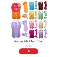 Chaleco de diseñador para hombre, chaleco de satén de seda Lisa verde oscuro, pajarita, pañuelo, traje Formal de boda para hombre, chaqueta sin mangas Barry Wang - details 10