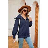 Sudadera con capucha de mujer de manga larga de moda de invierno con - details 6