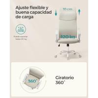 ergonómica, Asiento Giratorio, Asiento Acolchado, Regulable en Altura e inclinable, Capacidad de - details 4