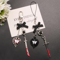 Correa de teléfono Y2K de mariposa negra, cordón de llave de estilo gótico, cadena para teléfono móvil, cordón fresco y dulce, llavero móvil, cordón, regalo de joyería - details 11