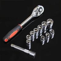 Juego de Tornillos de Sobretorno Profesional Kit de Herramientas de Garaje Completo con 12 piezas de 1/2-1/4 Pulgada - details 1