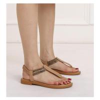Sandalias Mezzanine para Mujer 2025 Nuevo Estilo Retro Romano con Combinación de Colores Simple - details 2