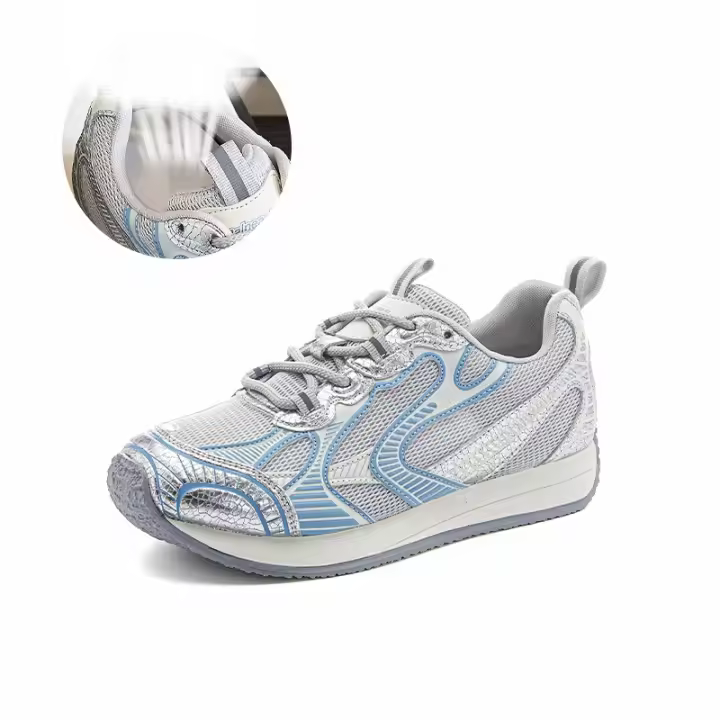 Película de succión inferior papá zapatos nueva plataforma zapatos deportivos zapatos casuales versátiles de las mujeres de malla transpirable zapatos de las mujeres - 1