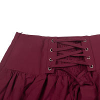Falda Victoria Para Mujer Maxi Vintage Renacentista Cintura Alta Volante A-Line Sin Ajuste Casual Fiesta Largo Pierna Falda - details 13