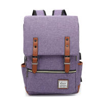 Mochila escolar adolescentes para portátil con puerto de carga USB, elegante mochila de viaje resistente al agua - details 27