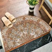 Felpudo semicircular geométrico, alfombras lavables antideslizantes para dormitorio, baño, cocina, Alfombra de puerta, alfombrillas impresas - details 6