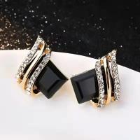 Pendientes de cristal rojo de moda de lujo, pendientes de gemas grandes para mujer, pendientes de compromiso, joyería, regalos de aniversario para fiesta de cumpleaños - details 4
