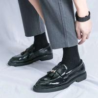 Producto más vendido 2025, zapatos de hombre clásicos de oficina de cuero genuino Oxford estilo caminar italiano de lujo - details 6