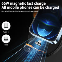 Soporte para teléfono inalámbrico para coche, estación de carga rápida de 66W, cargador de inducción infrarroja automática para iPhone 16, 15, 14, 13, 12, Samsung y Xiaomi - details 3