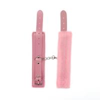 Esposas sexuales de cuero PU con máscara para ojos, Juguetes sexuales para parejas, juegos para adultos, ataduras de Bondage esclavo, accesorios eróticos, 2 uds. - details 11