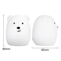 Lámpara LED Mini de Dibujos Animados Luz Nocturna RGB Portátil Silicona - details 6