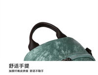 Mochila retro de cuero para mujer, mochila informal, pequeña, de viaje, Vintage, a la moda - details 31