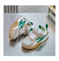 2025 primavera Velcro compañeros de clase niños nuevas zapatillas de deporte de malla transpirable ligera niñas papá zapatos corriendo. - details 5