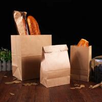 Bolsa de papel Kraft desechable para embalaje de alimentos, bolsas de película resistente al aceite, para hornear y llevar, 10/20/50 piezas - details 4