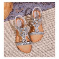 Sandalia Plana Mujer 2025 con Zarcillos Brillantes - Diseño Transpirable Boho Chic,Zapatos de Verano Cómodos para Playa y Fiesta,Moda Elegante Primavera-Verano - details 33