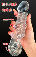 Mace pene cover agrandado audaz hombres adultos productos sexuales condón crecimiento engrosado metamorfosis de partículas grandes - details 11