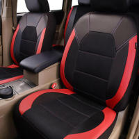 Funda universal para asiento de coche de cuero PU, lona duradera, cojín y funda para asiento, protección completa, 9 unidades por juego - details 0