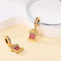 Abalorios de Danza de León y Gato de Sello de Plata Esterlina S925 100% Auténticos para Pulsera DIY de 3mm Joyería de Moda para Mujeres Regalo con Piedra de Zirconia - details 27