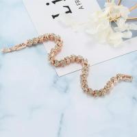 Pulsera elegante para mujer, cadena de circonita cúbica, diamantes de imitación, brazalete con incrustaciones brillantes, regalos - details 5