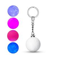 Llavero portátil de luz de luna 3D, lámpara LED de noche, decoración de mochila, bolsa de regalos creativos, decoración de mochila, 2 piezas - details 4