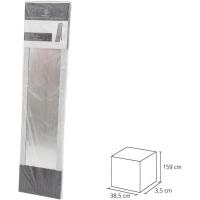 Espejo de Pie, de Cuerpo Entero, Marco de Plástico, Forma Rectangular de 37x157 cm, para Dormitorio, salón, Cuarto de baño, Pasillo Blanco o Negro (Blanco) - details 7