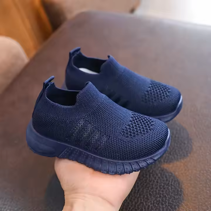 Zapatillas de malla transpirables antideslizantes para niños, suela suave para pies pequeños - 1