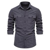 Nueva camisa de pana de otoño, camisa de manga larga para hombre, informal, delgada, versátil, a la moda - details 5