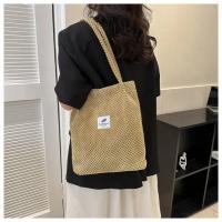 Bolsa de hombro de arte para mujeres _ bolsa de lona necube _ bolsa de pan casual - details 11